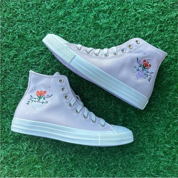 Converse Chuck Taylor All Star Hi Barely Rose Crystal Magic - Picture 7 of 10